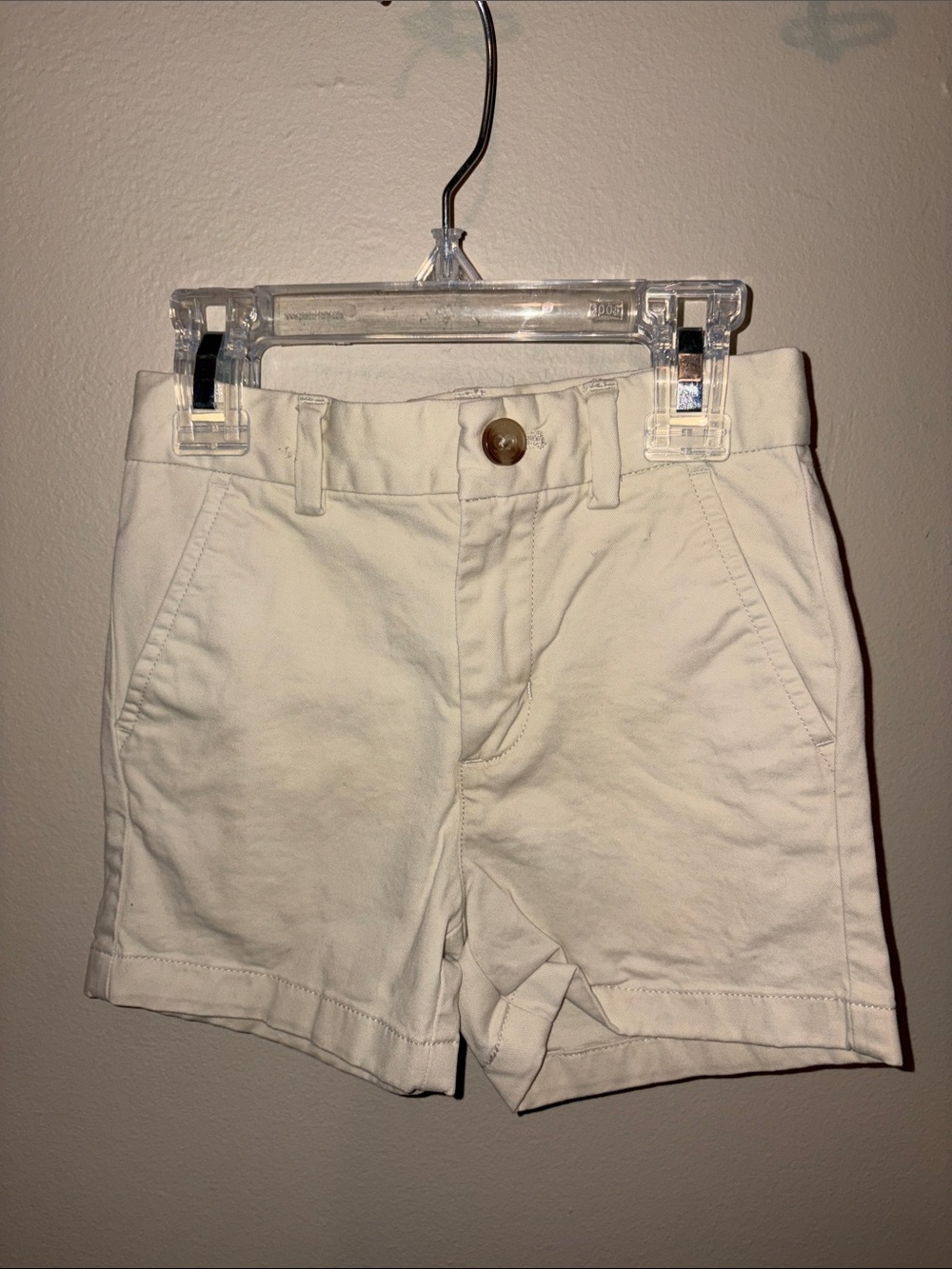 Vineyard Vines Cream Kids' Chino Shorts